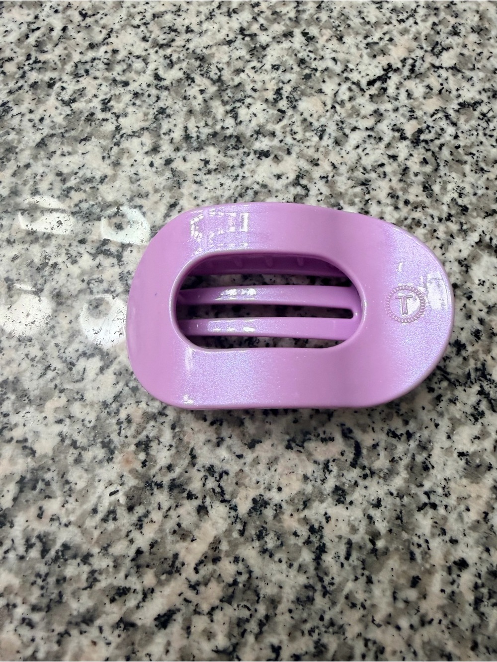 TELETIES Medium Flat Round Hair Clip